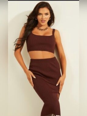 Ribbed Midi set by Guess